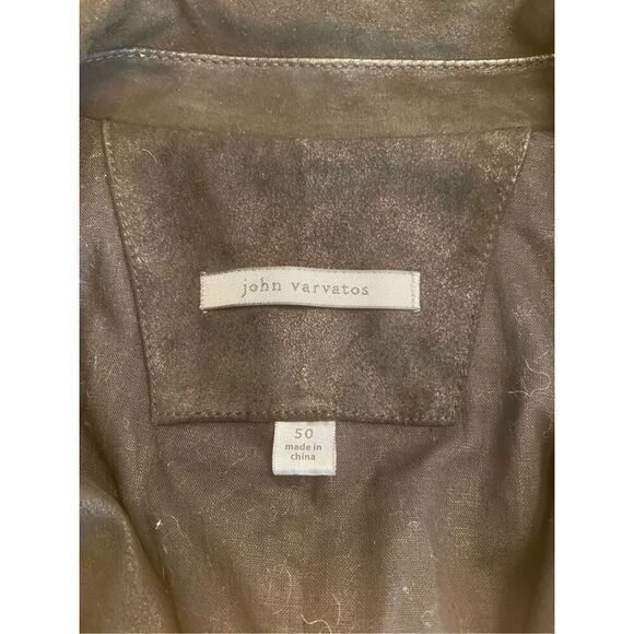 🎉 Host Pick! 🎉 John Varvatos Men's Black Goat Suede Blazer - Picture 5 of 8
